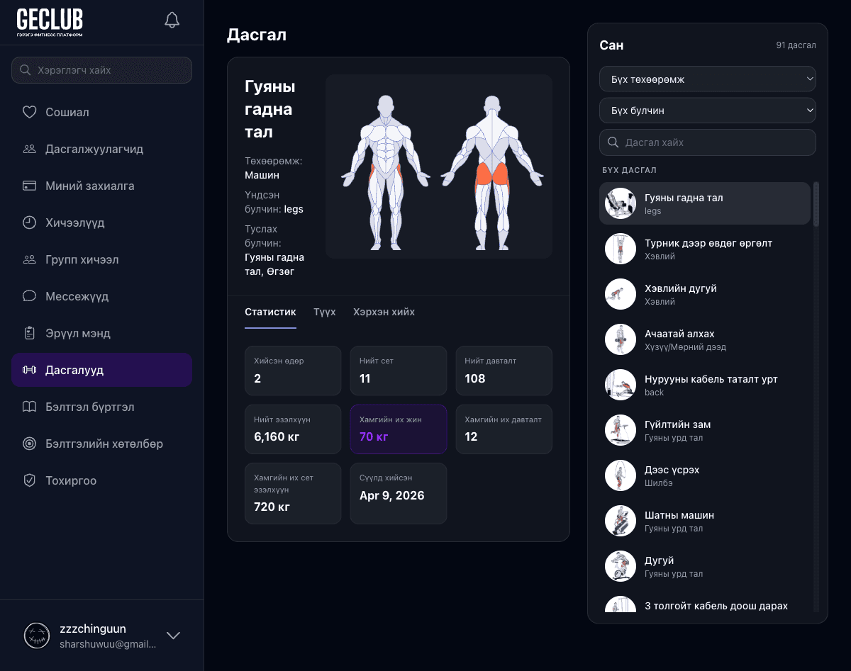 Дасгалын сан