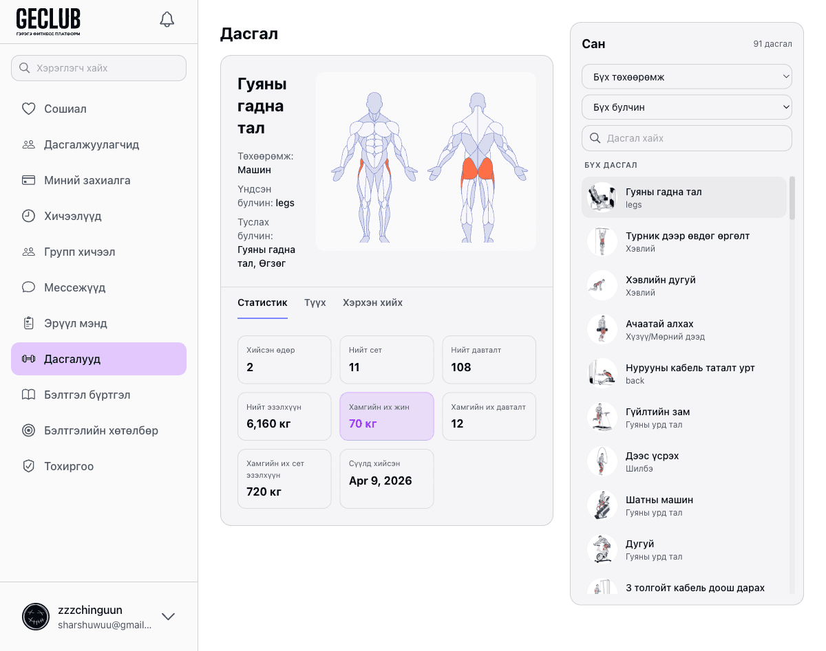 Дасгалын сан